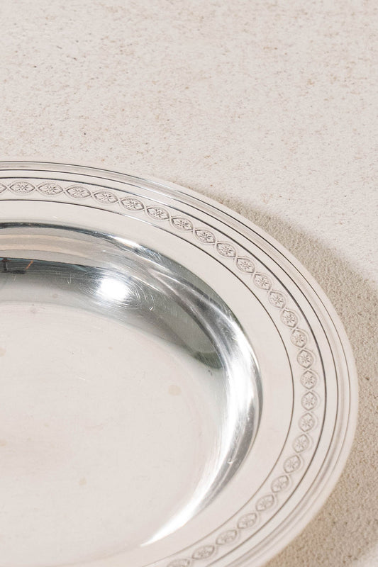 French Silverplate Wine Coaster By Christofle (c. 1930)