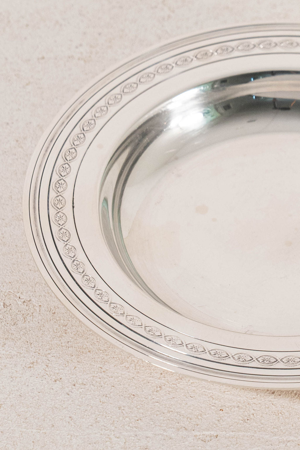 French Silverplate Wine Coaster By Christofle (c. 1930)