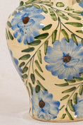Load image into Gallery viewer, Vintage Spanish Double Spout Water Jug with Hand Painted Folk Florals

