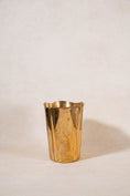 Load image into Gallery viewer, Vintage French Scalloped Brass Champagne Bucket

