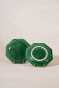 Load image into Gallery viewer, PAIR of Vintage French Majolica Earthenware Octagon Plates

