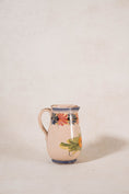 Load image into Gallery viewer, Antique Hand Painted Italian Floral Pitcher
