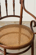 Load image into Gallery viewer, PAIR of 1940s French Thonet Style Bentwood Arm Chairs
