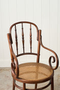 Load image into Gallery viewer, PAIR of 1940s French Thonet Style Bentwood Arm Chairs
