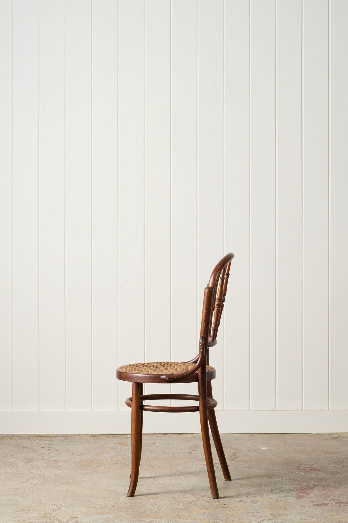 SET of 6 | 1940s French Thonet Style Bentwood Bistro Chairs with Original Chair Seats