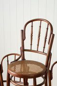 Load image into Gallery viewer, SET of 6 | 1940s French Thonet Style Bentwood Bistro Chairs with Original Chair Seats
