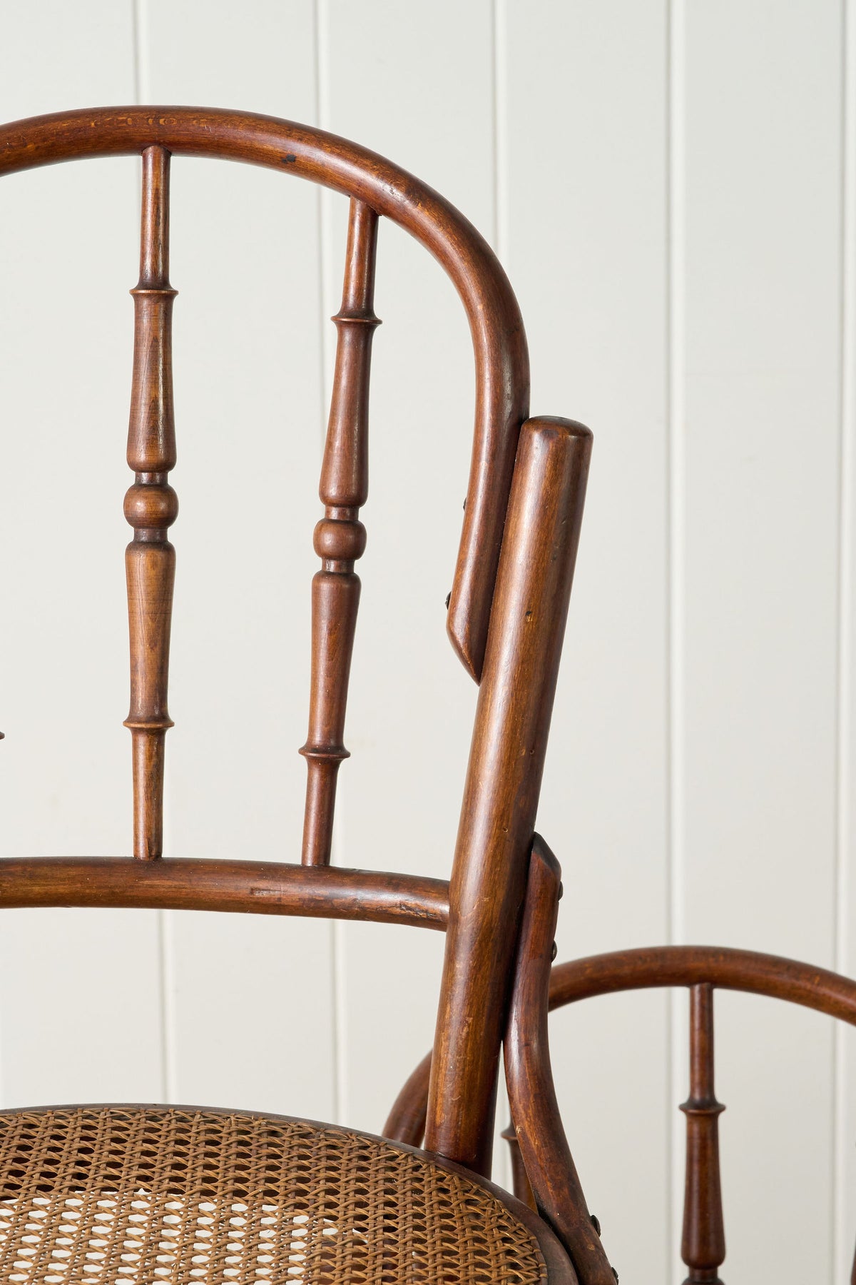SET of 6 | 1940s French Thonet Style Bentwood Bistro Chairs with Original Chair Seats