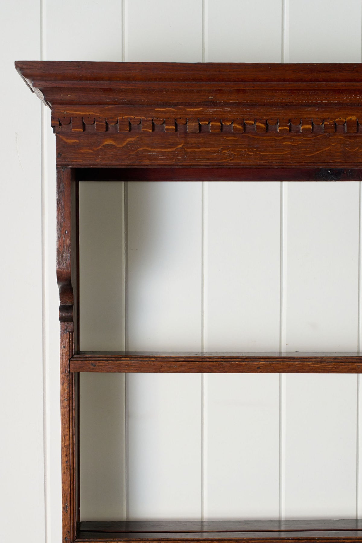 George III Oak Dresser Base with Open Plate Rack (c.1800)