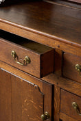 Load image into Gallery viewer, George III Oak Dresser Base with Open Plate Rack (c.1800)
