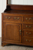 Load image into Gallery viewer, George III Oak Dresser Base with Open Plate Rack (c.1800)
