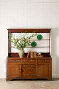 Load image into Gallery viewer, George III Oak Dresser Base with Open Plate Rack (c.1800)
