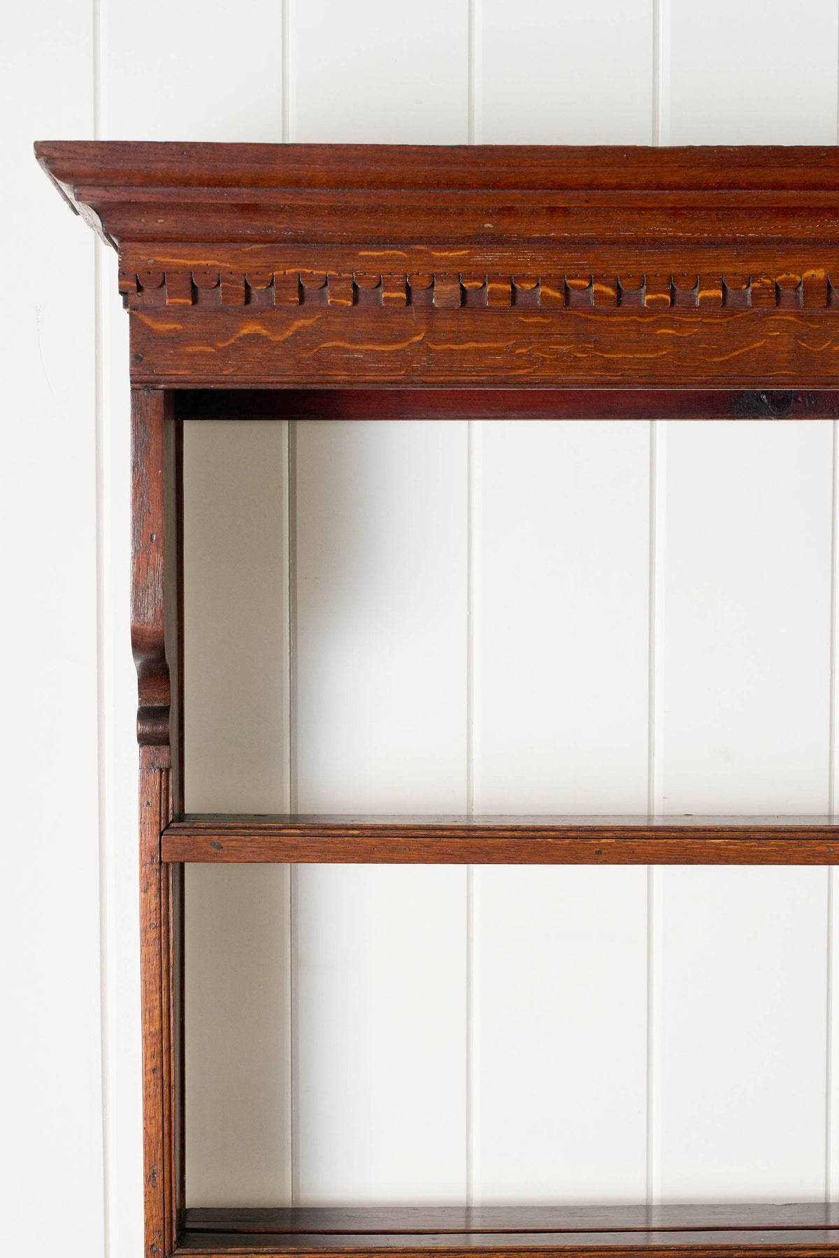 George III Oak Dresser Base with Open Plate Rack (c.1800)