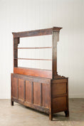 Load image into Gallery viewer, George III Oak Dresser Base with Open Plate Rack (c.1800)
