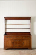 Load image into Gallery viewer, George III Oak Dresser Base with Open Plate Rack (c.1800)

