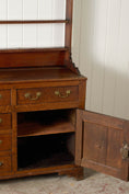 Load image into Gallery viewer, George III Oak Dresser Base with Open Plate Rack (c.1800)
