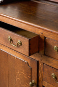 Load image into Gallery viewer, George III Oak Dresser Base with Open Plate Rack (c.1800)
