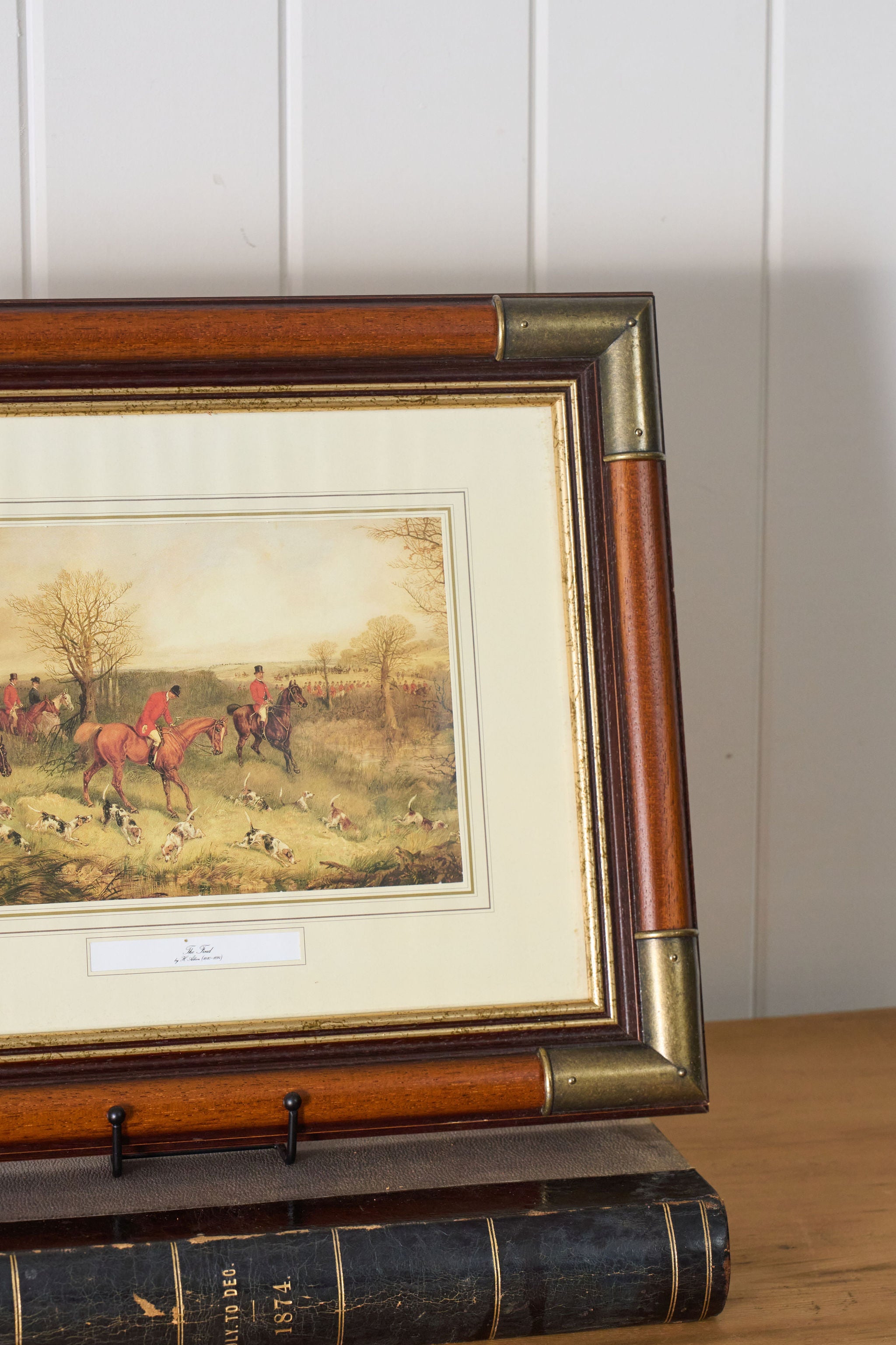 Framed Vintage Hunt Print by H. Alken "The Find"