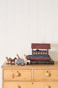Load image into Gallery viewer, Antique Hand Carved + Painted Noah's Ark
