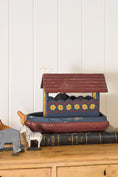Load image into Gallery viewer, Antique Hand Carved + Painted Noah's Ark
