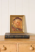 Load image into Gallery viewer, Signed Oil on Board of Old Man (signed + dated 1971)
