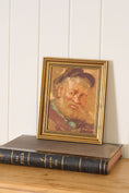 Load image into Gallery viewer, Signed Oil on Board of Old Man (signed + dated 1971)

