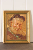 Load image into Gallery viewer, Signed Oil on Board of Old Man (signed + dated 1971)
