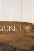 Load image into Gallery viewer, Antique Wooden Wagon Back; Later Painted Nantucket Whale
