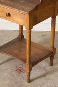 Load image into Gallery viewer, Early American Single Drawer Pine Side Table
