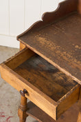 Load image into Gallery viewer, Early American Single Drawer Pine Side Table
