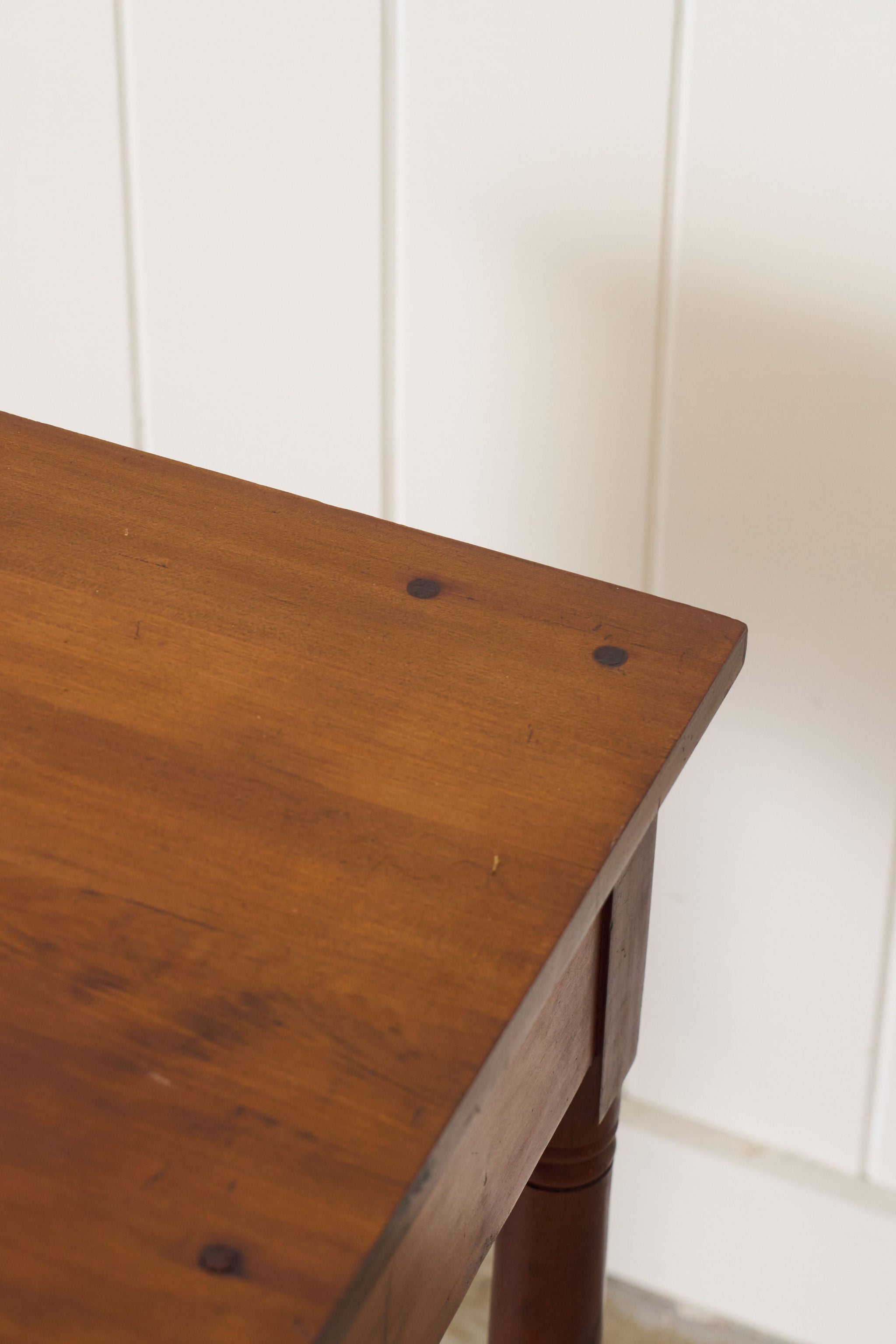 Antique American One Drawer Cherry Side Table (c. 1850)