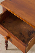 Load image into Gallery viewer, Antique American One Drawer Cherry Side Table (c. 1850)
