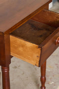 Load image into Gallery viewer, Antique American One Drawer Cherry Side Table (c. 1850)
