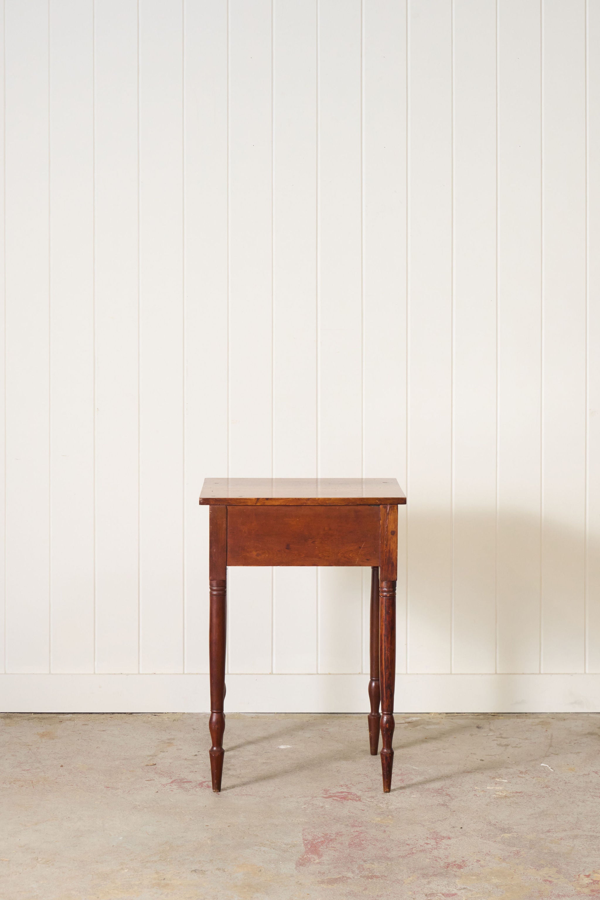 Antique American One Drawer Cherry Side Table (c. 1850)