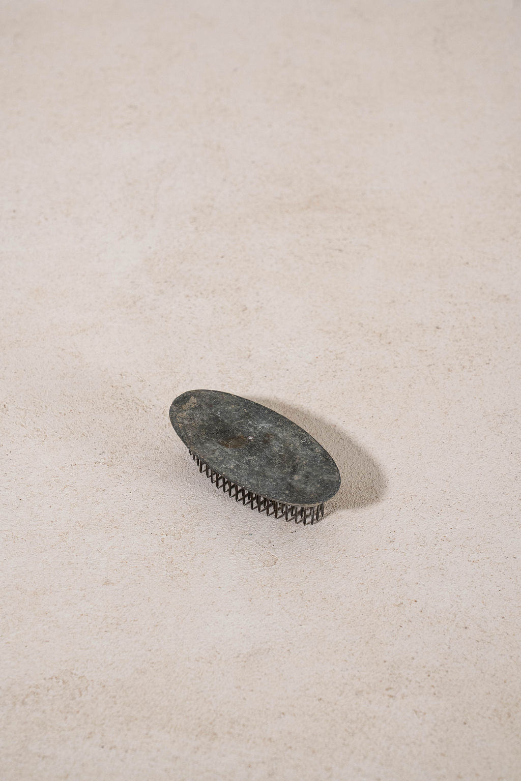 Antique Oval Metal Flower Frog