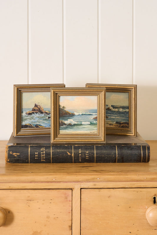 Midcentury Signed Petite Framed Oil on Board | by Gladys Marie Baxter Duckworth
