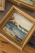 Load image into Gallery viewer, Midcentury Signed Petite Framed Oil on Board | by Gladys Marie Baxter Duckworth
