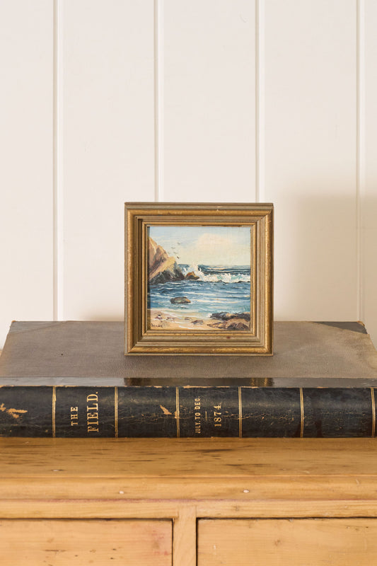 Midcentury Signed Petite Framed Oil on Board | by Gladys Marie Baxter Duckworth