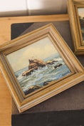 Load image into Gallery viewer, Midcentury Signed Petite Framed Oil on Board | by Gladys Marie Baxter Duckworth

