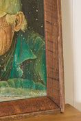 Load image into Gallery viewer, Signed Oil on Canvas of 'Old Albert' with Coors Beer Sign (d. 1983) | in Handmade Oak Frame
