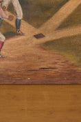 Load image into Gallery viewer, 19th Century Oil on Canvas American Baseball Game | Unframed
