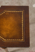 Load image into Gallery viewer, Vintage Weiman Leather Top Tea Table
