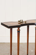 Load image into Gallery viewer, Vintage Weiman Leather Top Tea Table
