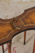 Load image into Gallery viewer, Vintage Weiman Leather Top Tea Table
