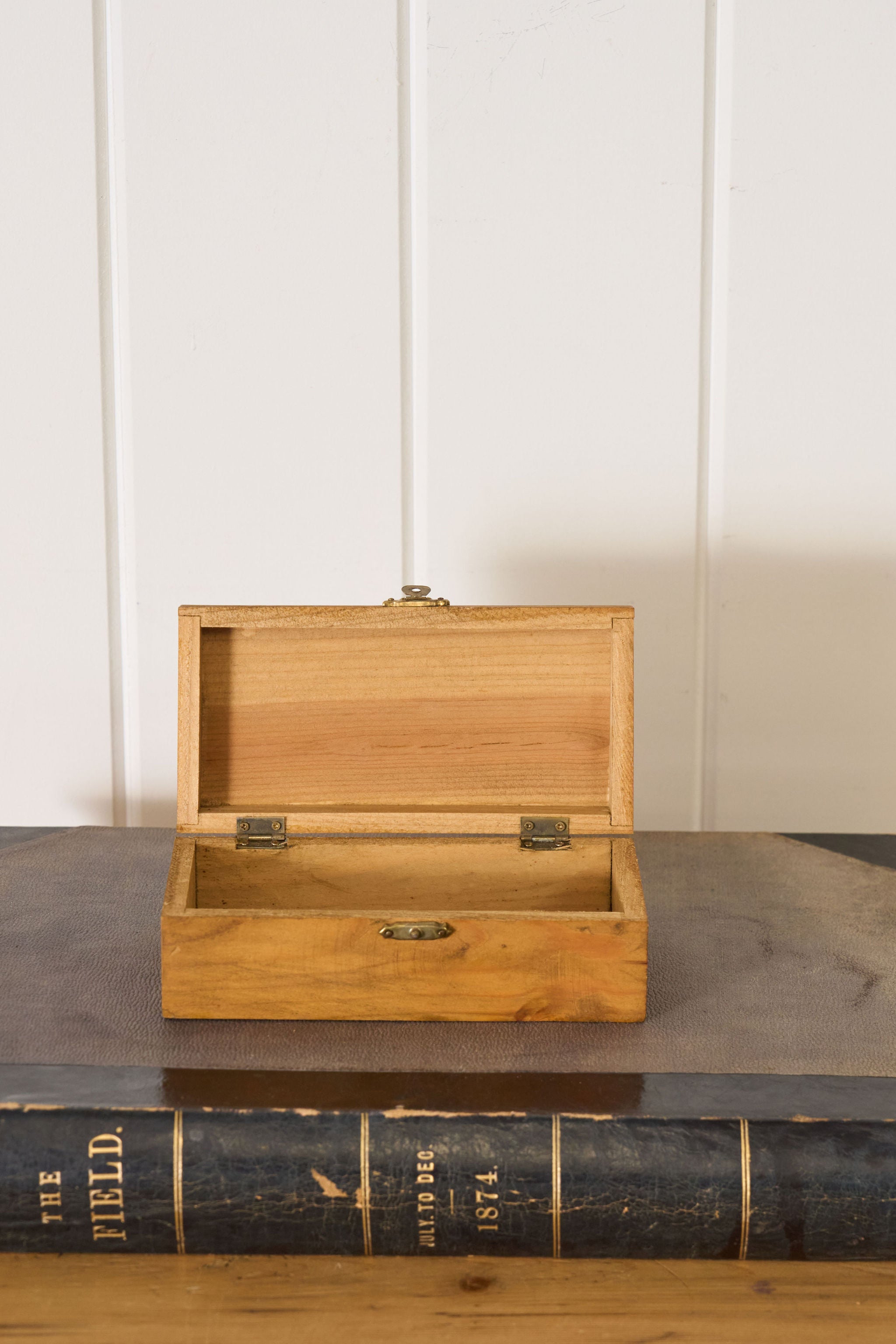 Folk Art Hand Painted Apple Box