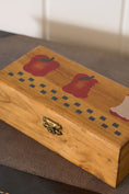 Load image into Gallery viewer, Folk Art Hand Painted Apple Box
