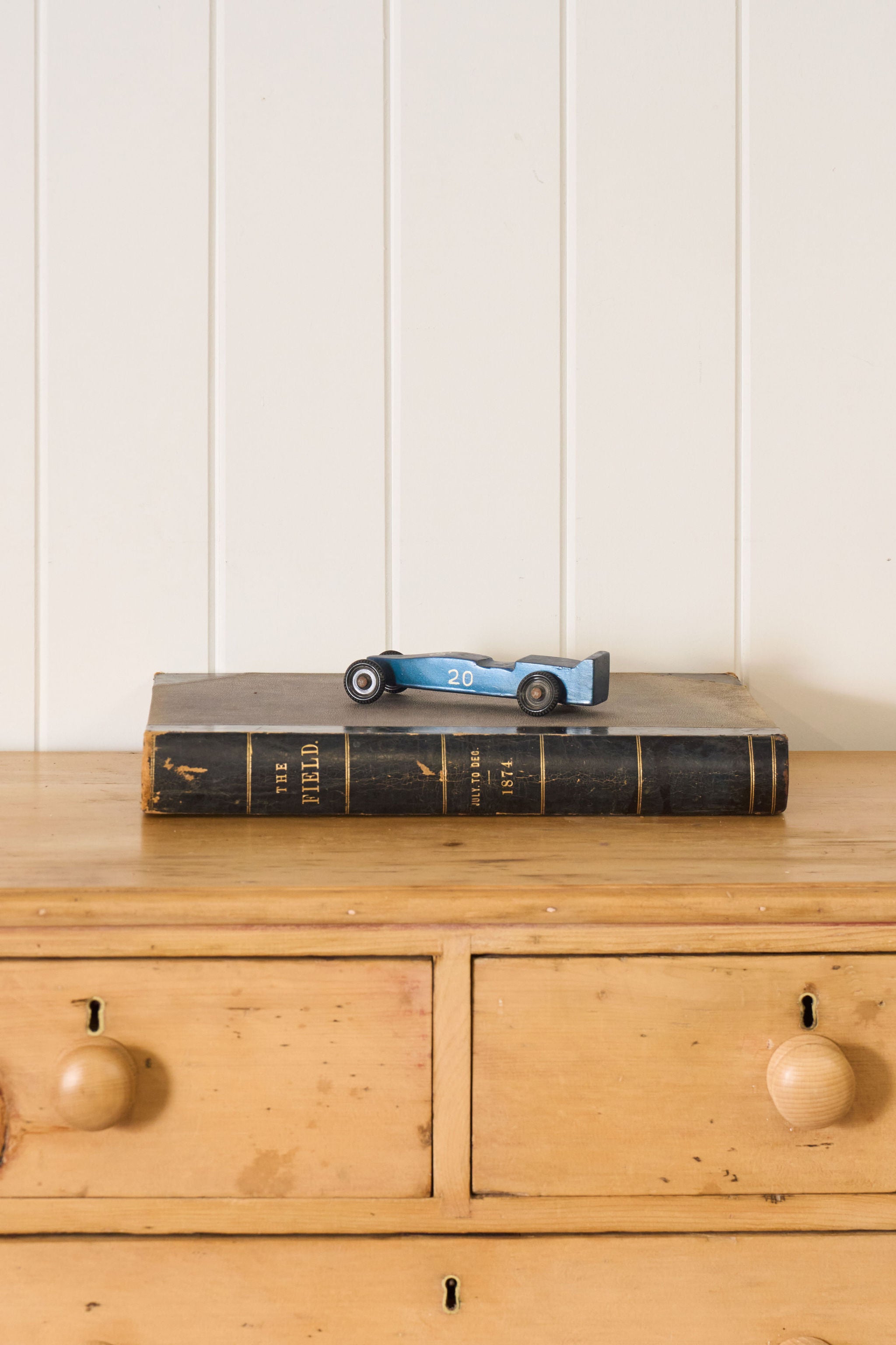 Vintage Blue Boy Scout Derby Car | No. 20