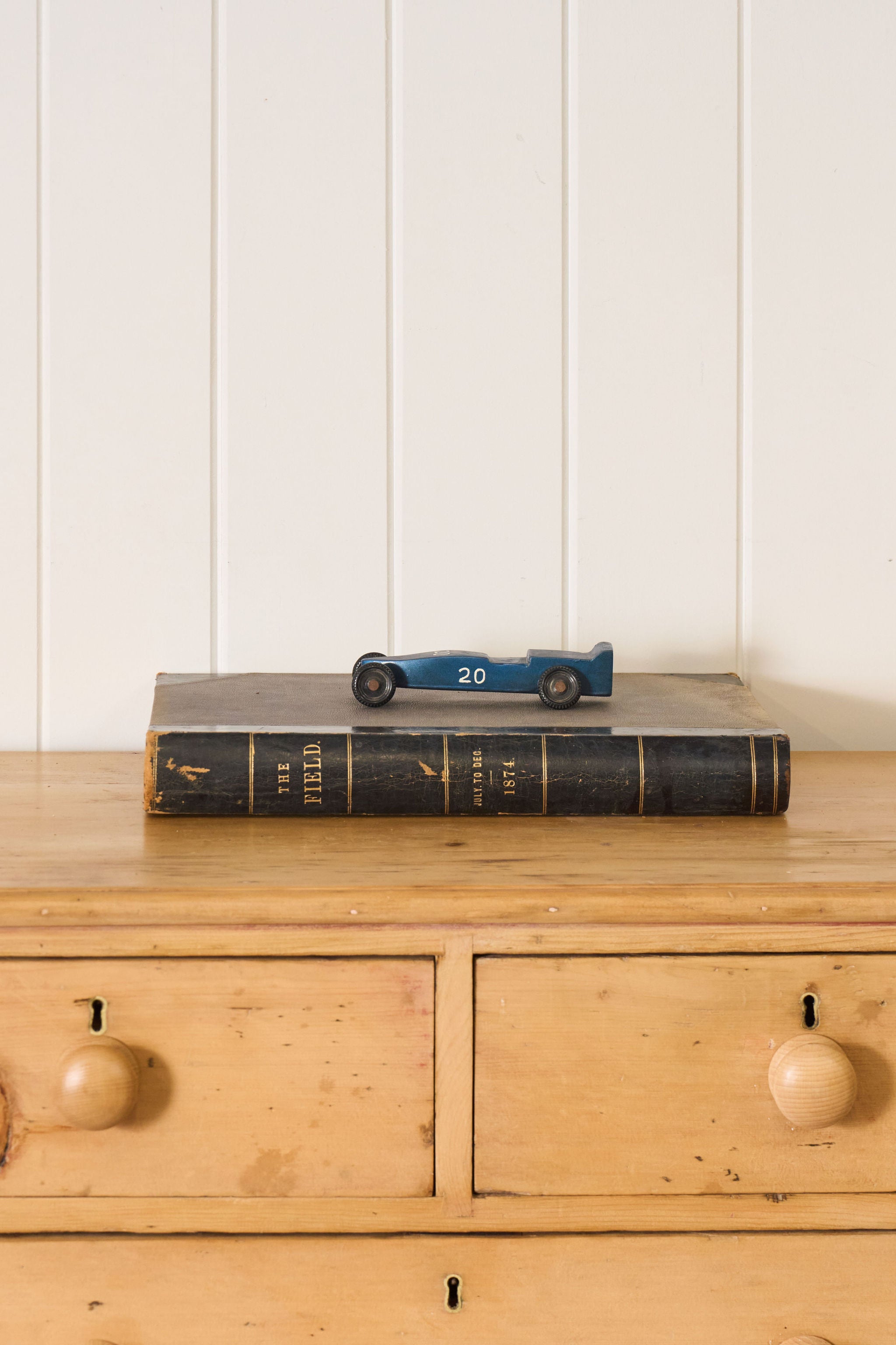 Vintage Blue Boy Scout Derby Car | No. 20
