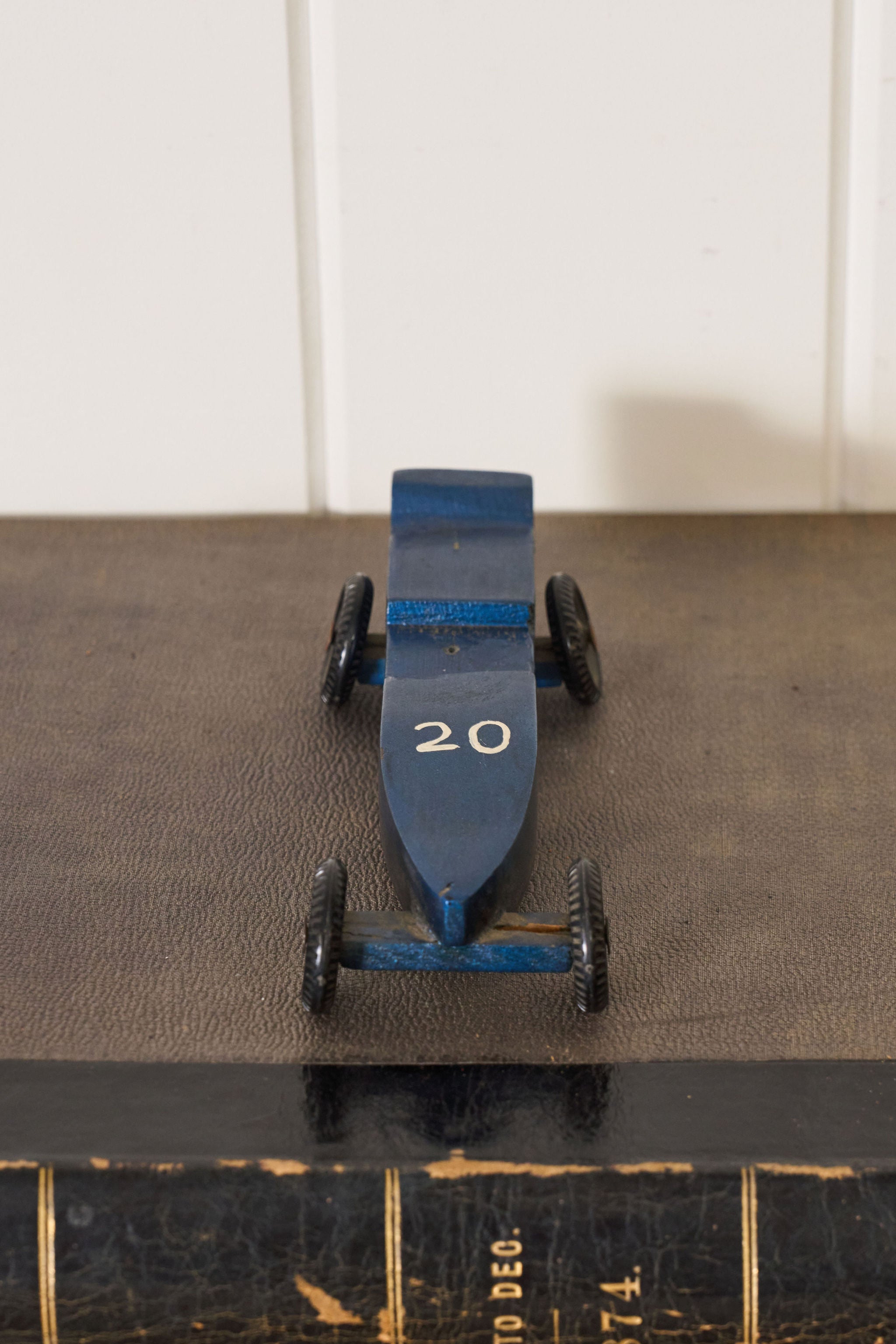 Vintage Blue Boy Scout Derby Car | No. 20