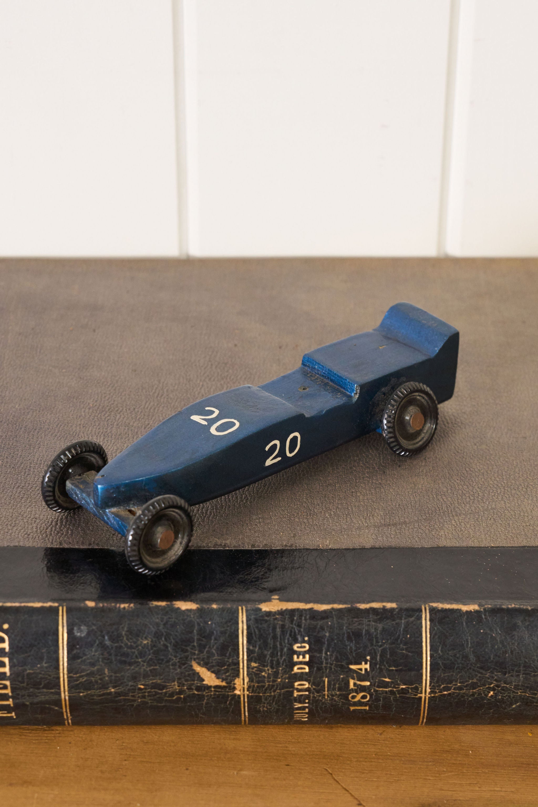 Vintage Blue Boy Scout Derby Car | No. 20