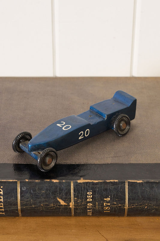 Vintage Blue Boy Scout Derby Car | No. 20